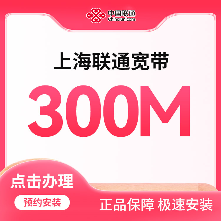 联通300M单宽包年480元